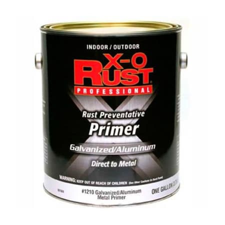 General Paint X-O Rust Anti-Rust Enamel, Galvanized & Aluminum Primer, White, Gallon - 801969 801969
